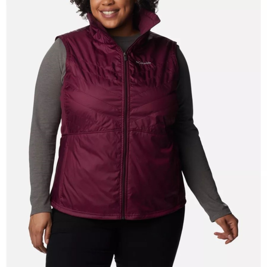 Damen-Mix-It-Around-II-Weste In Übergröße Columbia Marionberry