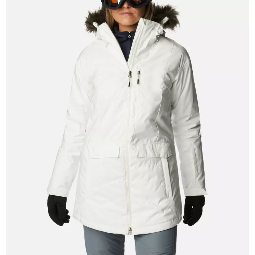 Mount Bindo Ii Wasserdichte Skijacke Für Damen White Sheen Columbia