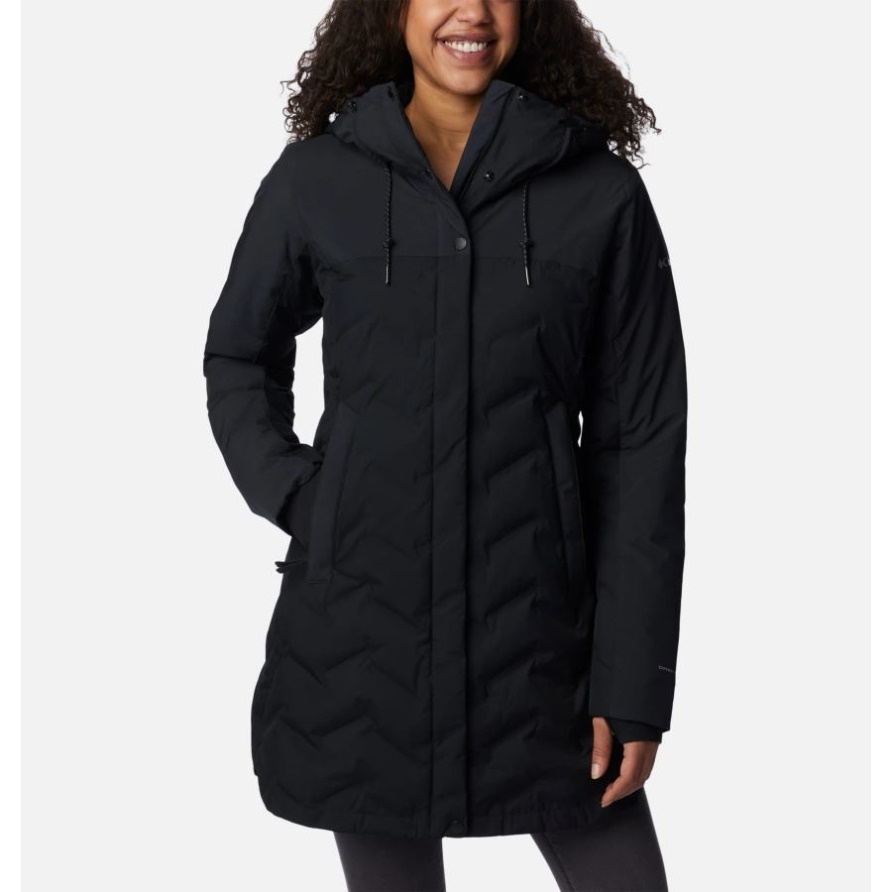 Mountain Croo Ii Wasserdichte Mitteldaunenjacke Mit Kapuze Für Damen Columbia Black