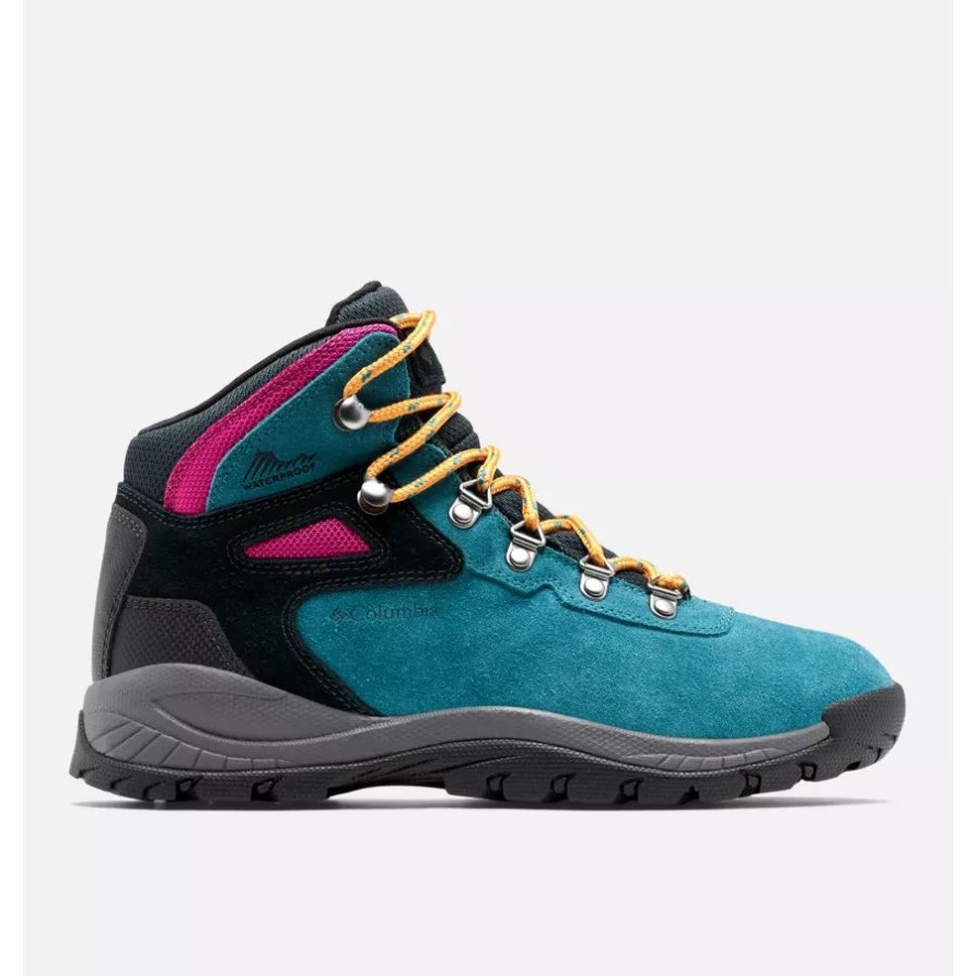 Newton Ridge Plus Wasserdichter Amped Wanderschuh Für Damen Columbia Poseidon/schwarz