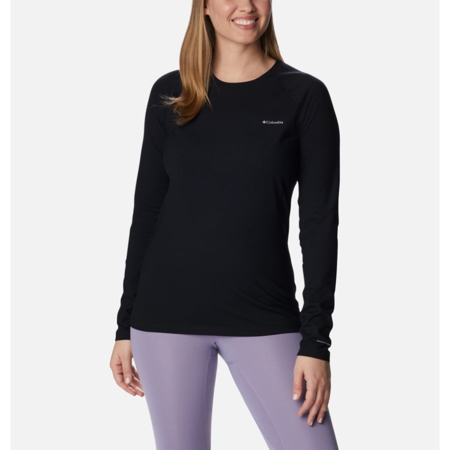 Damen Omni-Heat Infinity Knit Baselayer Crew Columbia Black