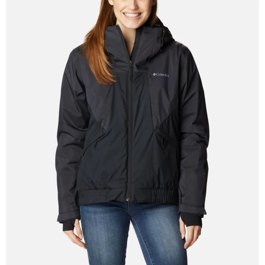 Wasserdichte Isolierte Jacke Mit Kapuze Von Oso Mountain Für Damen Columbia Black Shine
