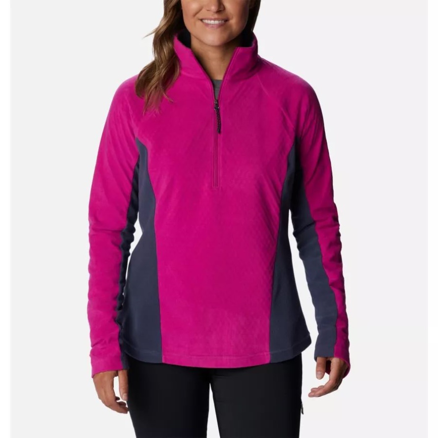 Overknee-Pass Mit Halbem Reißverschluss Für Damen Wild Fuchsia/Nightturnal Columbia
