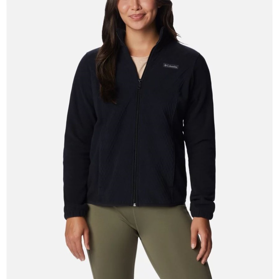 Damen Overlook Trail Jacke Mit Durchgehendem Reißverschluss Columbia Black