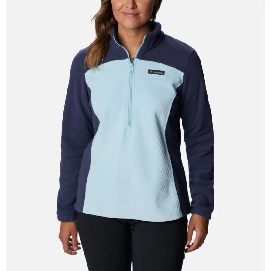 Overknee-Trail-Pullover Mit Halbem Reißverschluss Für Damen Spring Blue/nocturnal Columbia