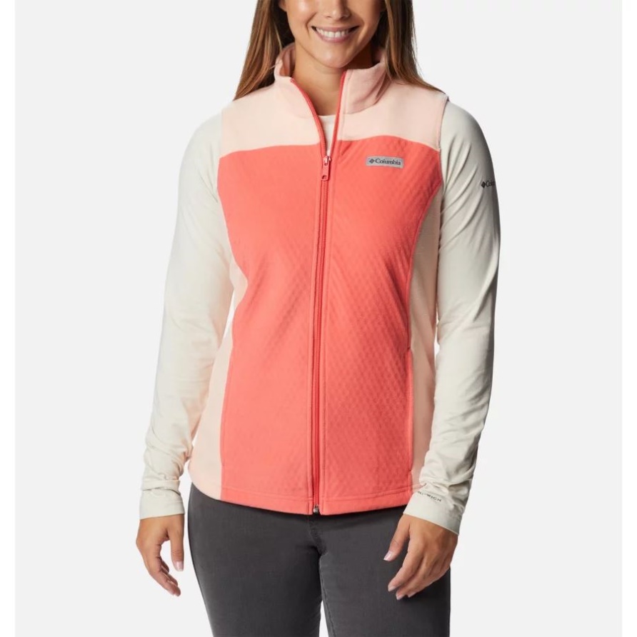 Trail-Weste Mit Overlook Für Damen Blush Pink/Peach Blossom Columbia