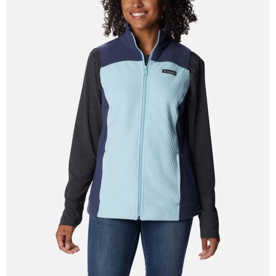 Damen Overlook Trail Weste Columbia Spring Blue/nocturnal