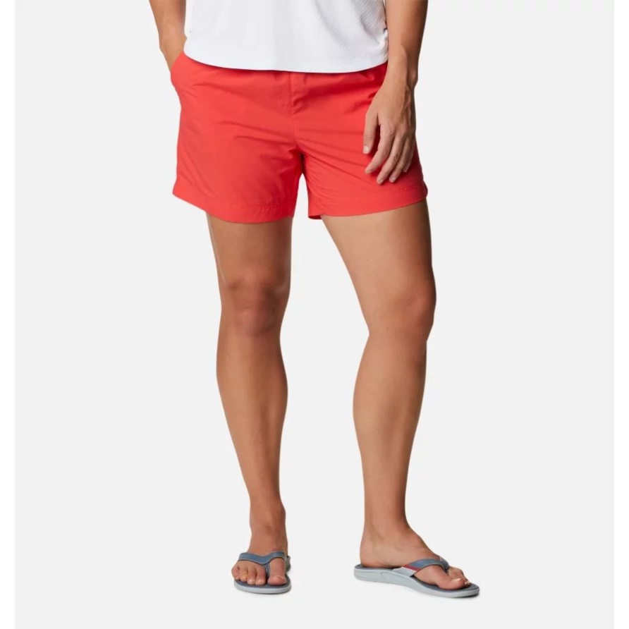Pfg Backcast Wassershorts Für Damen Columbia Red Hibiscus