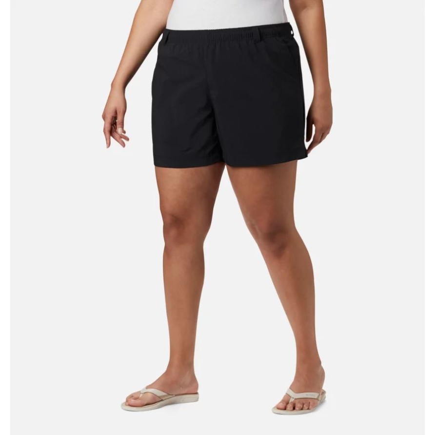 Damen-Pfg-Backcast-Wassershorts In Übergröße, Schwarz, Kolumbien
