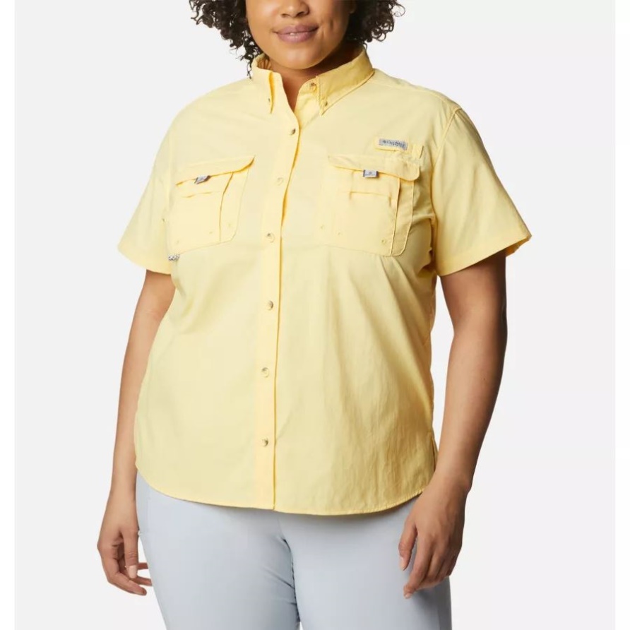 Frauen Pfg Bahama Kurzarm Plus Größe Columbia Zuckermais