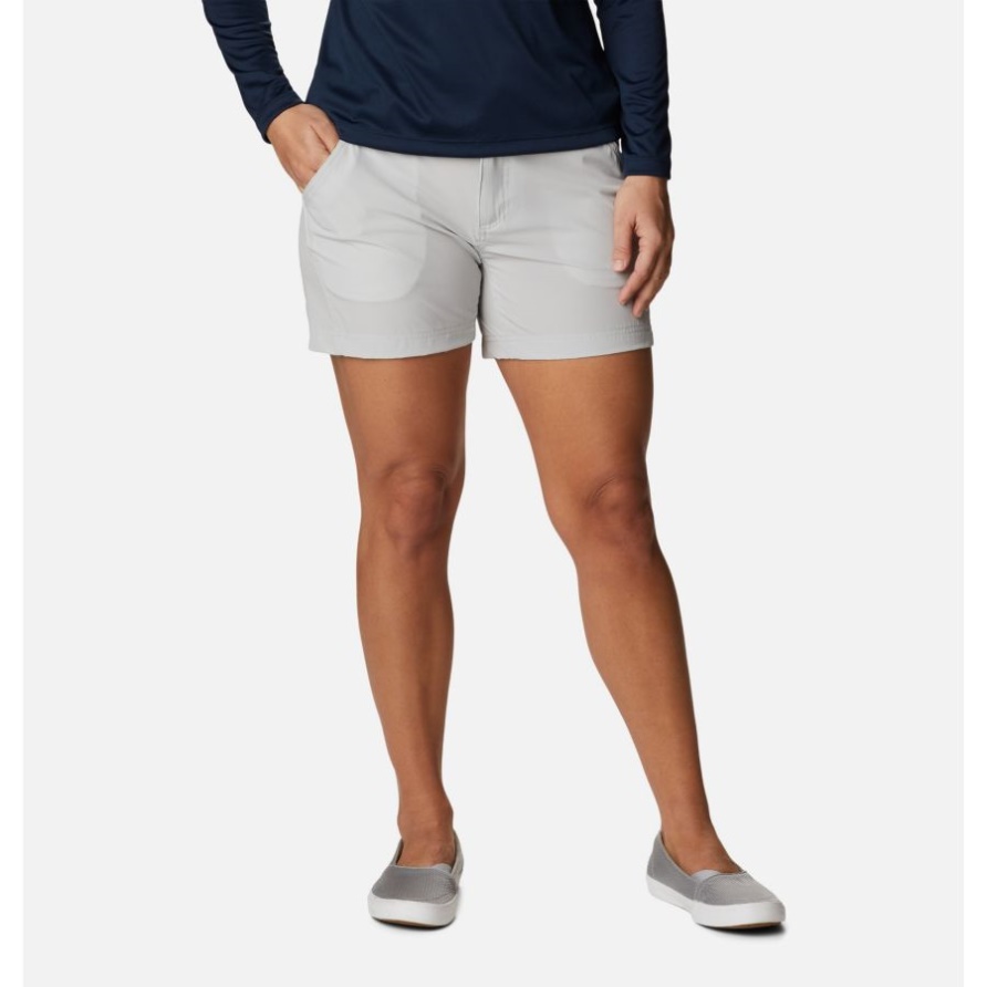 Damen-Shorts PFG Coral Point III Cool Grey Columbia