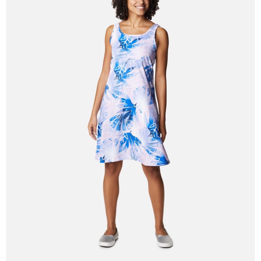Pfg-freezer Iii-kleid Für Damen Serenity/shady Coves Print Columbia