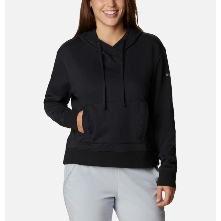 PFG Slack Water French Terry Hoodie Für Damen Black Columbia