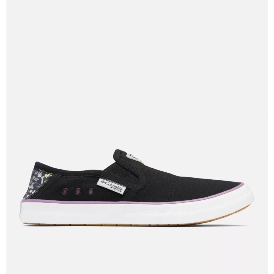 Pfg Slack Wasserschlupfschuh Für Damen Columbia Schwarz/dunkles Lavendel