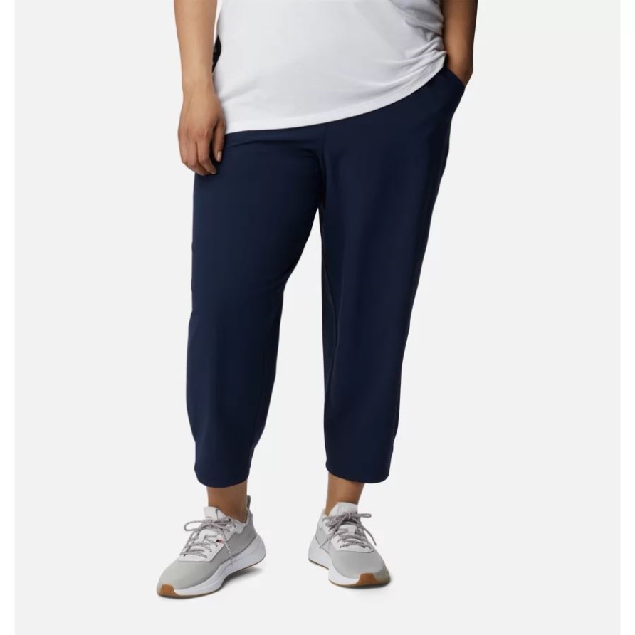 Pfg Sun Drifter Gewebte Damenhose Plus Größe Collegiate Navy Columbia