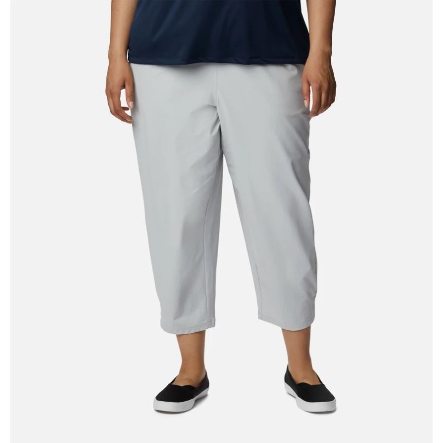 Pfg Sun Drifter Gewebte Damenhose Plus Größe Columbia Cool Grey