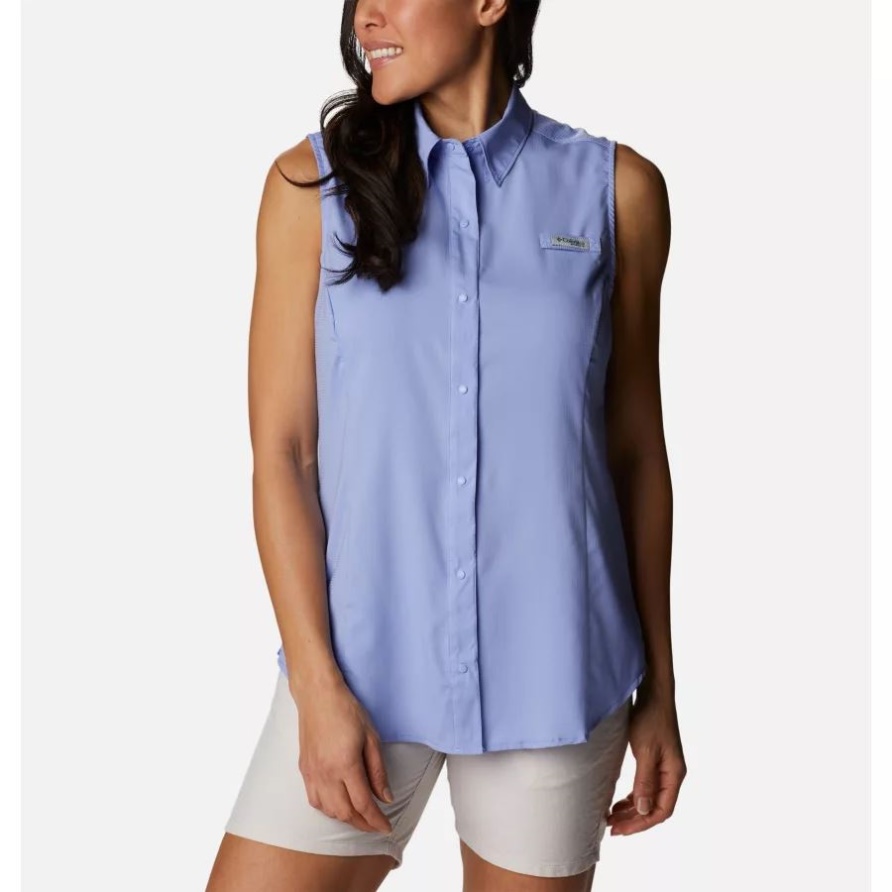 Pfg Tamiami ärmelloses Frauenhemd Columbia Serenity