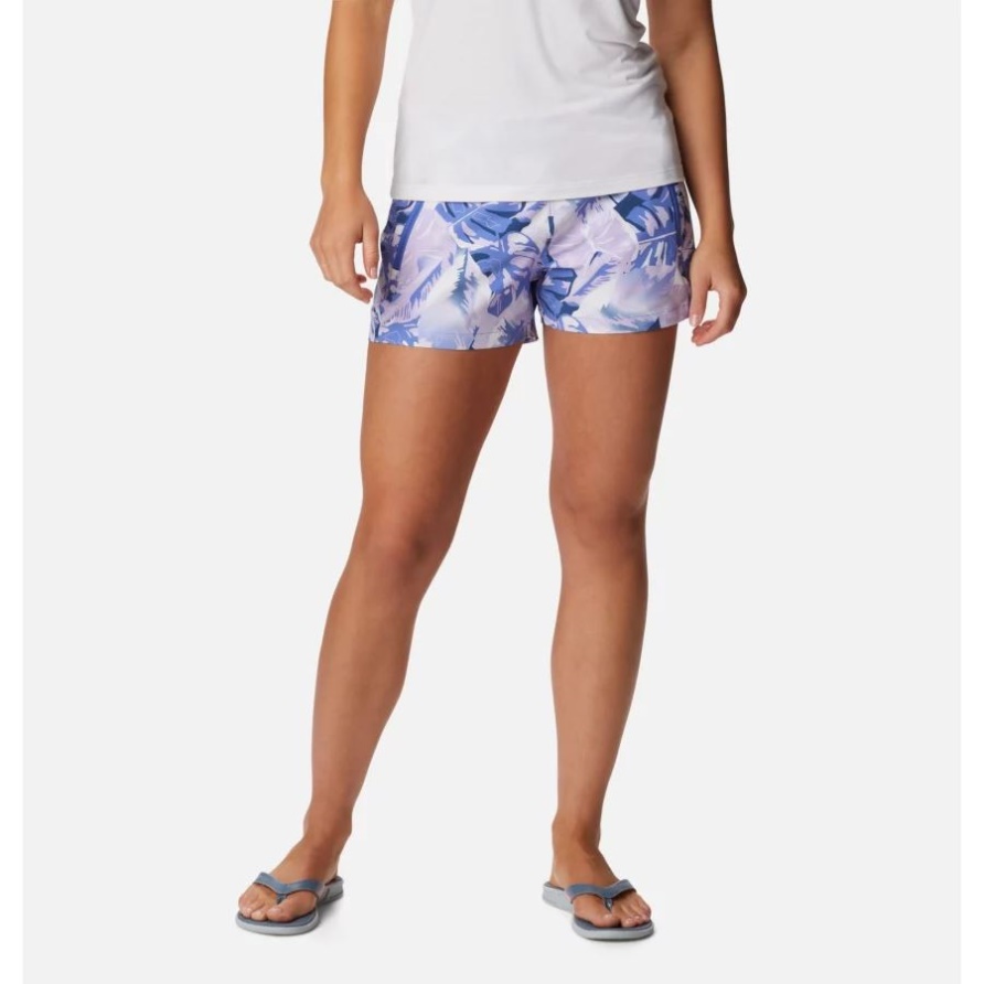 Pfg Tidal Ii Shorts Für Damen Columbia Violett Sea Philo Palms