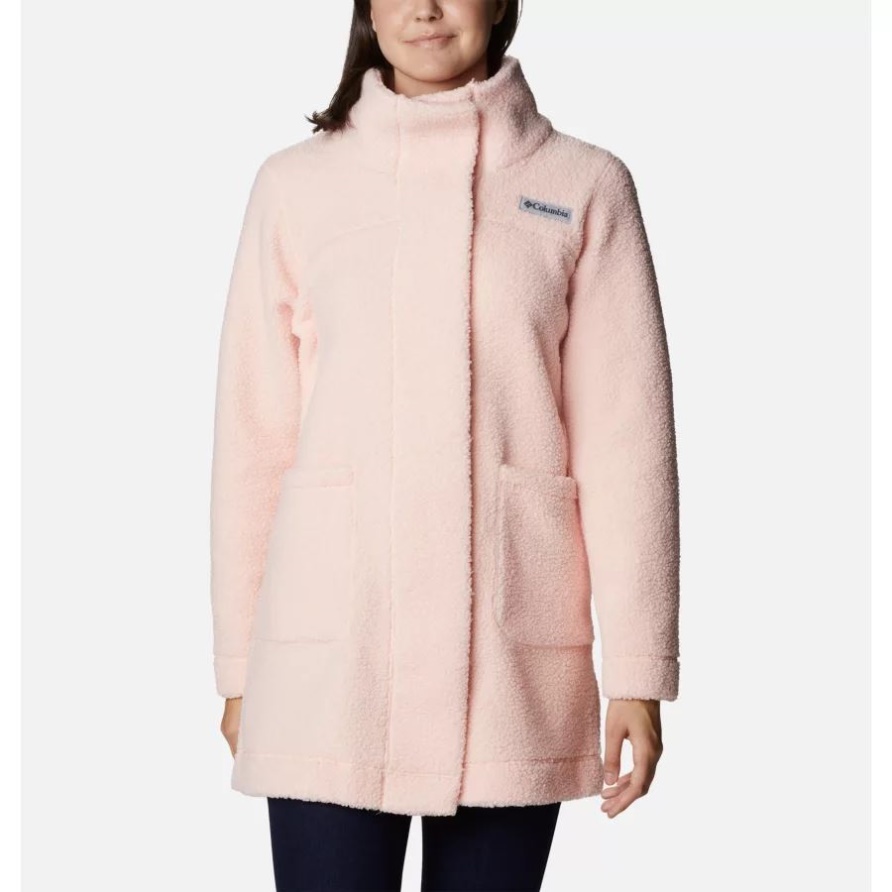Damen-Langjacke Panorama Columbia Peach Blossom