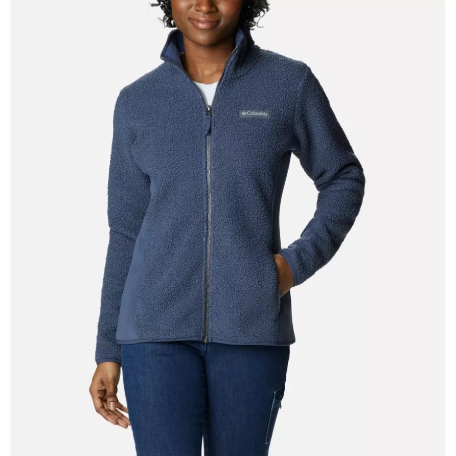 Damen-Panorama-Sherpa-Fleecejacke Nachtaktiv Columbia