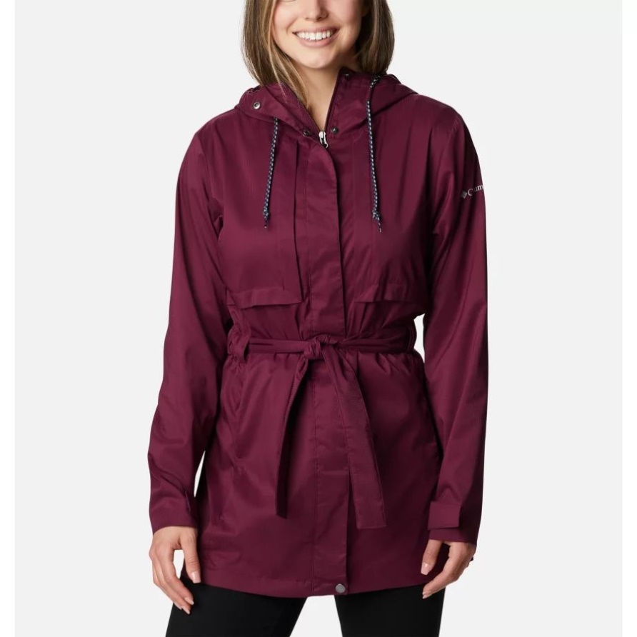 Pardon My Trench-Regenjacke Für Damen Marionberry Columbia
