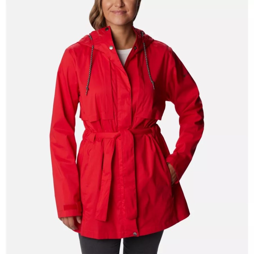 Pardon My Trench-Regenjacke Für Damen Red Lily Columbia