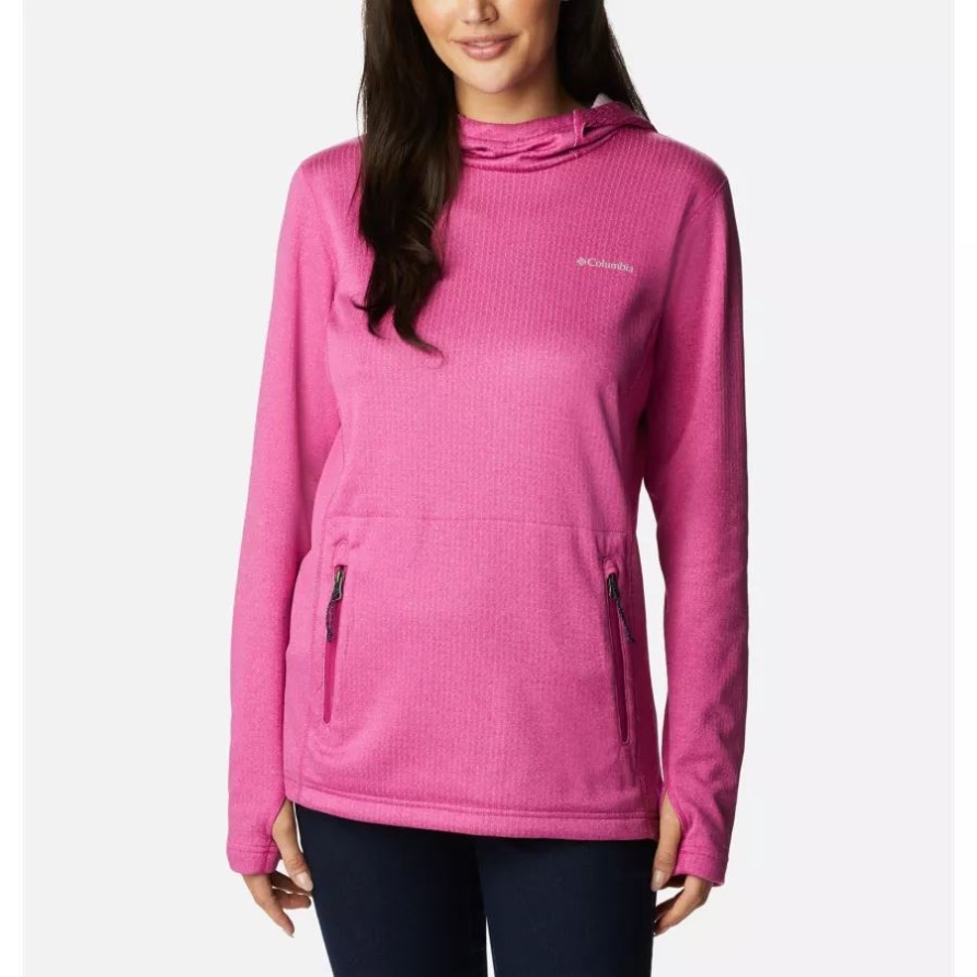 Park View Kapuzen-fleecepullover Für Damen Columbia Wild Fuchsia Heather