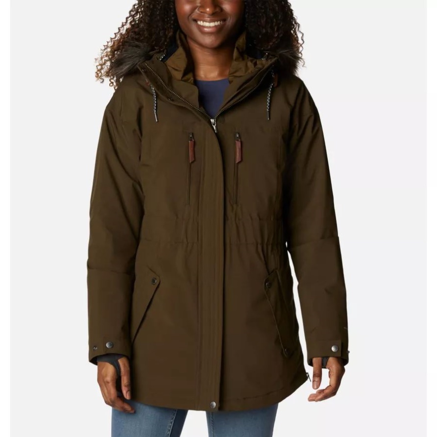 Payton Pass Interchange Jacke Für Damen Olivgrün/schwarz Sherpa Columbia