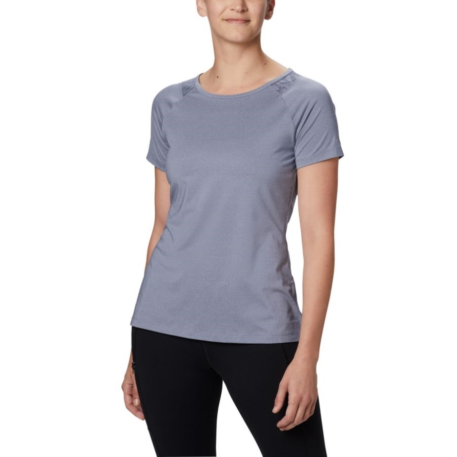 Technisches T-shirt „peak To Point Ii“ Für Damen Columbia New Moon Heather