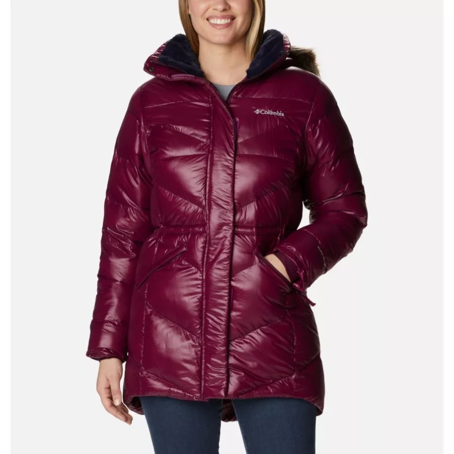 Mid-Isolationsjacke Von Peak To Park Für Damen Columbia Marionberry Gunmetal