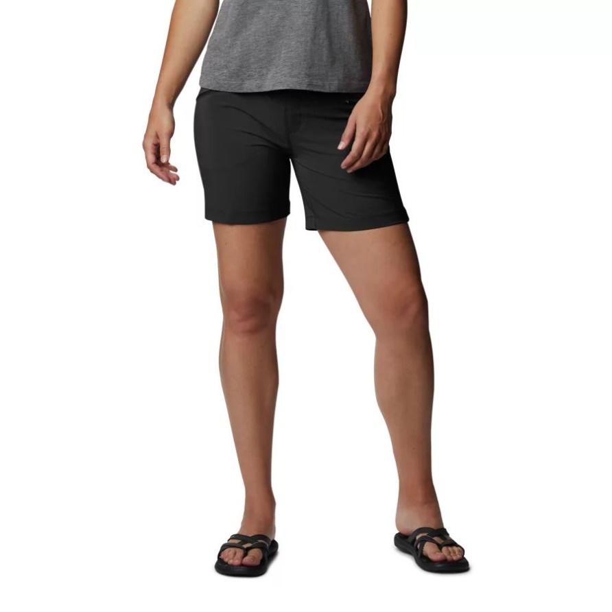 Spitzen- Bis Spitzenshorts Für Damen Columbia Black