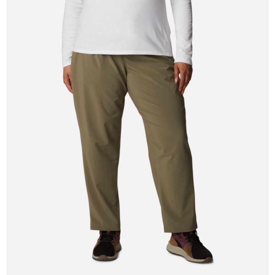 Angenehme Creek Core Damenhose Plus Größe Stone Green Columbia