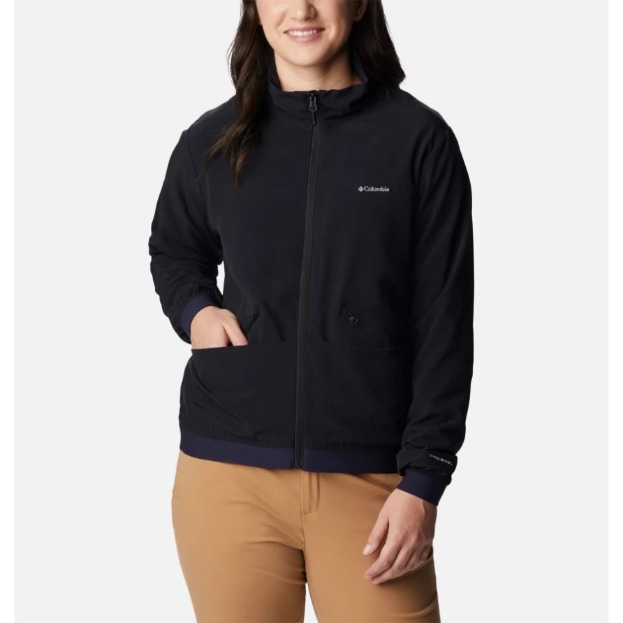 Angenehme, Mit Creek Gefütterte Damenjacke Columbia Black
