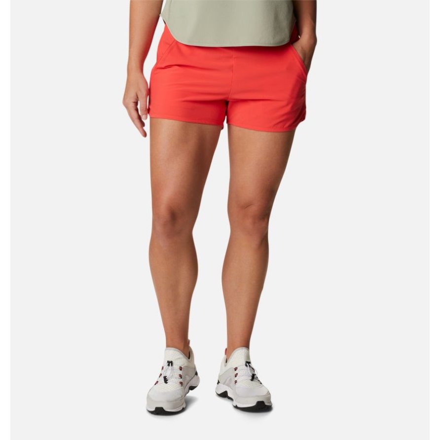 Angenehme Creek-Stretch-Shorts Für Damen Columbia Red Hibiscus