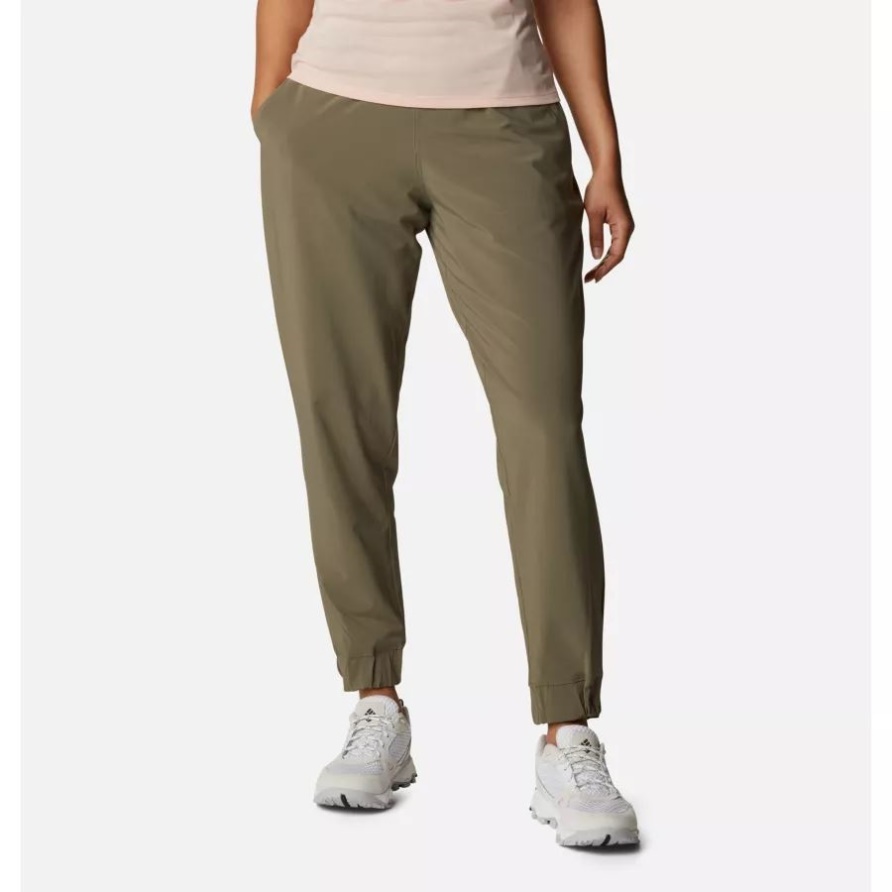 Angenehme Creek Warme Jogginghose Für Damen Columbia Stone Green