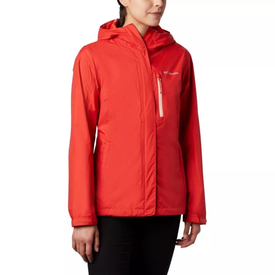Pouring Adventure II Damenjacke Bold Orange/Peach Cloud Zip Columbia