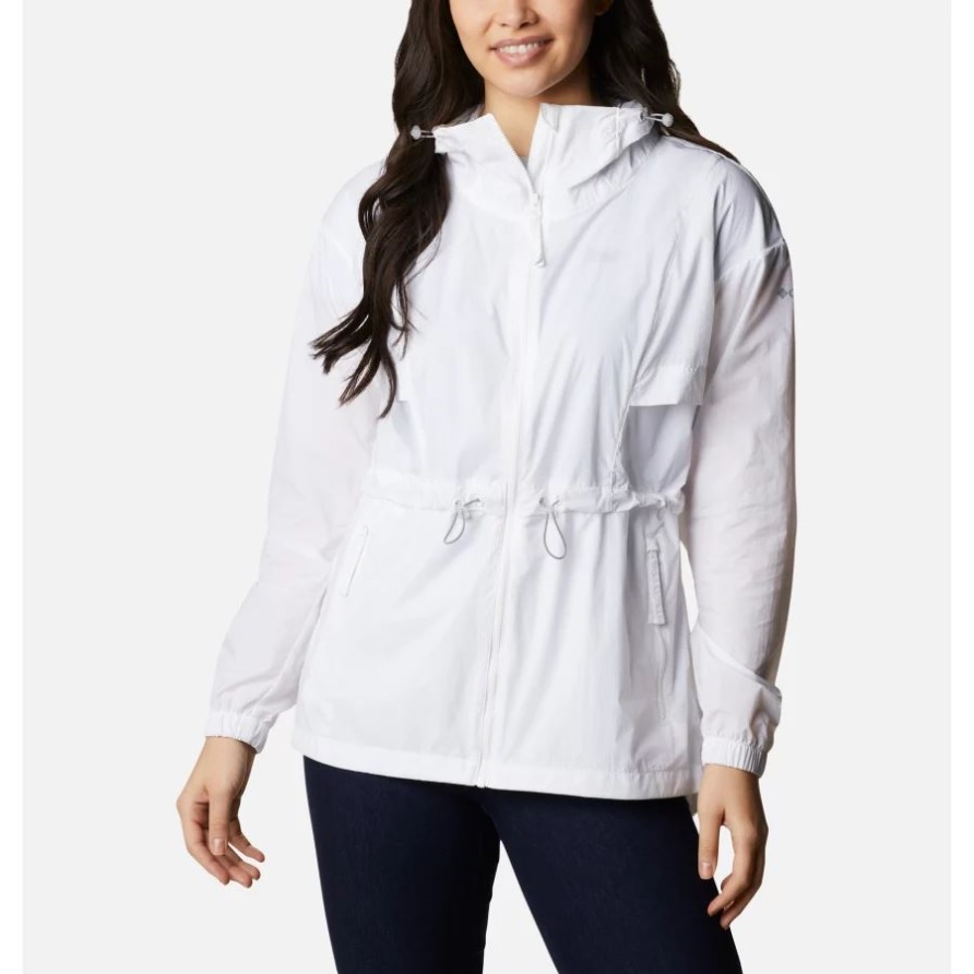 Damen-Punchbowl-Jacke Columbia Weiß/weiß