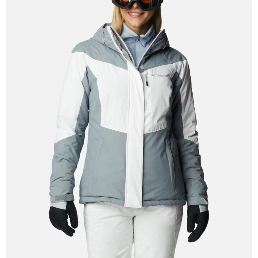 Rosie Run Isolierte Jacke Für Damen Weiß/tradewinds Grau Columbia