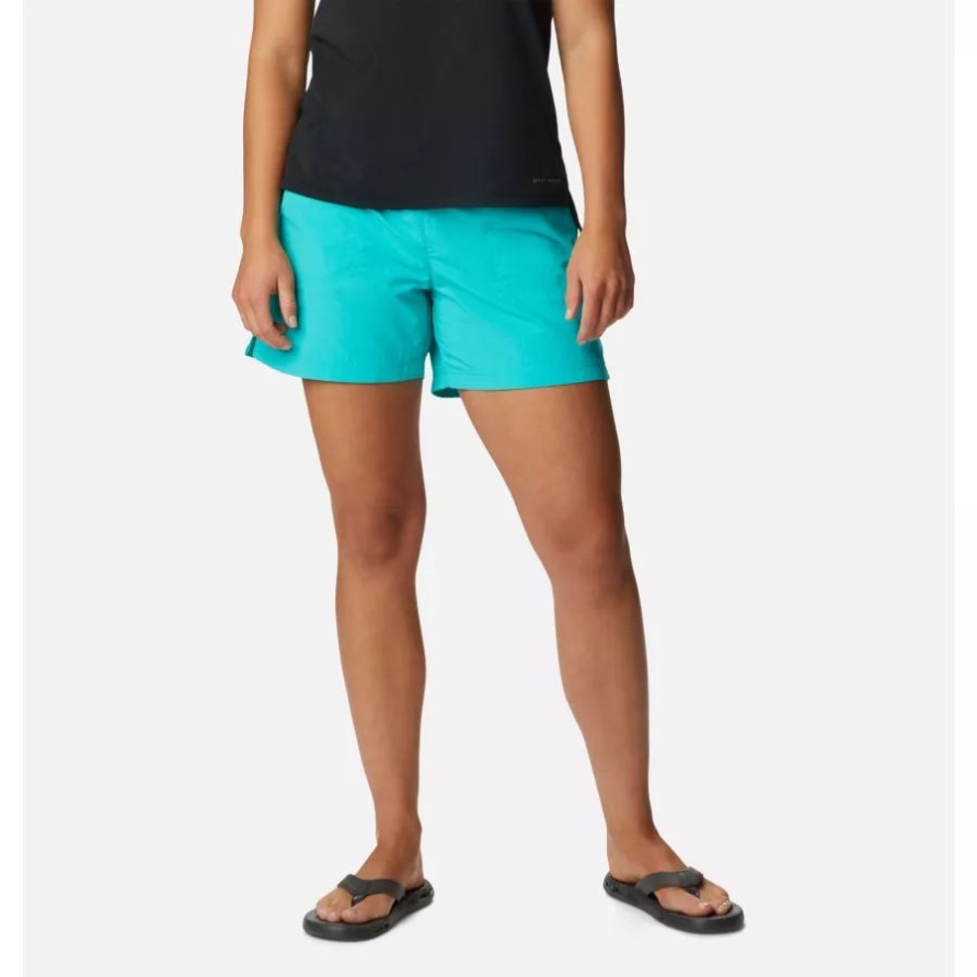 Sandige Flussshorts Für Damen In Hellem Aqua Columbia