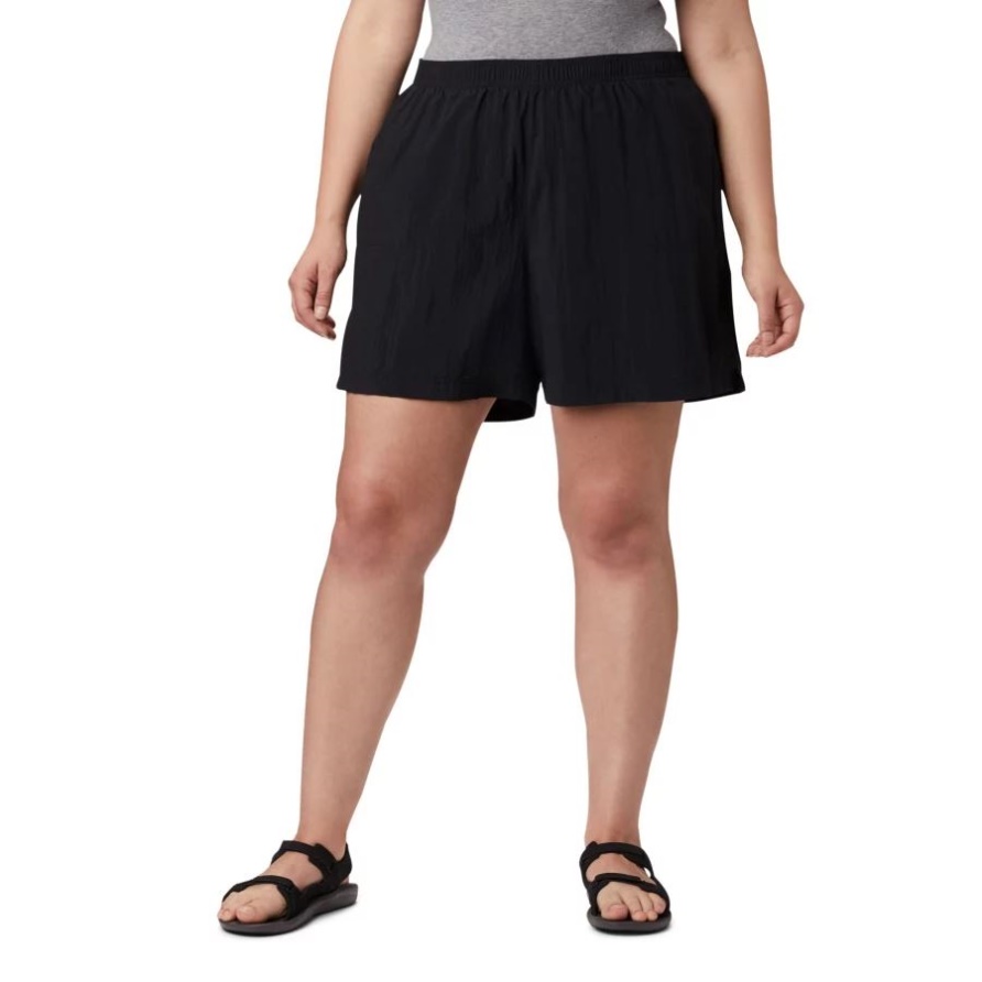 Sandige Flussshorts Für Damen Plus Größe Columbia Black