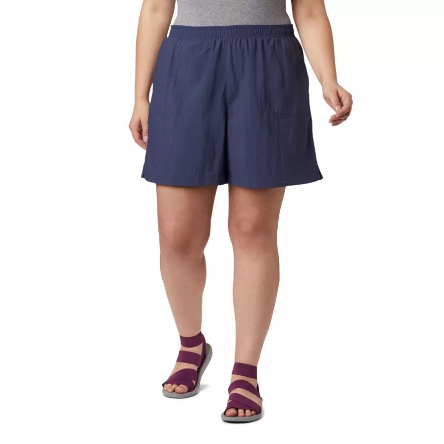 Sandige Flussshorts Für Damen In Übergröße Nachtaktive Columbia-Marke