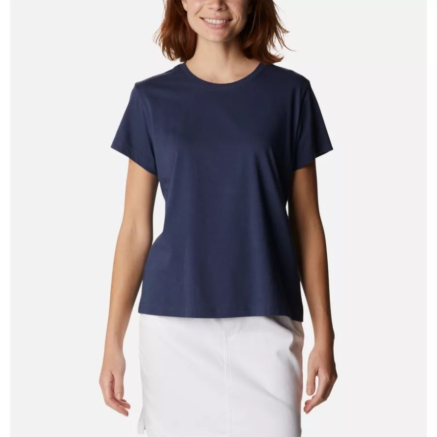 Sapphire Point Kurzarmshirt Für Damen Columbia Nachtaktiv