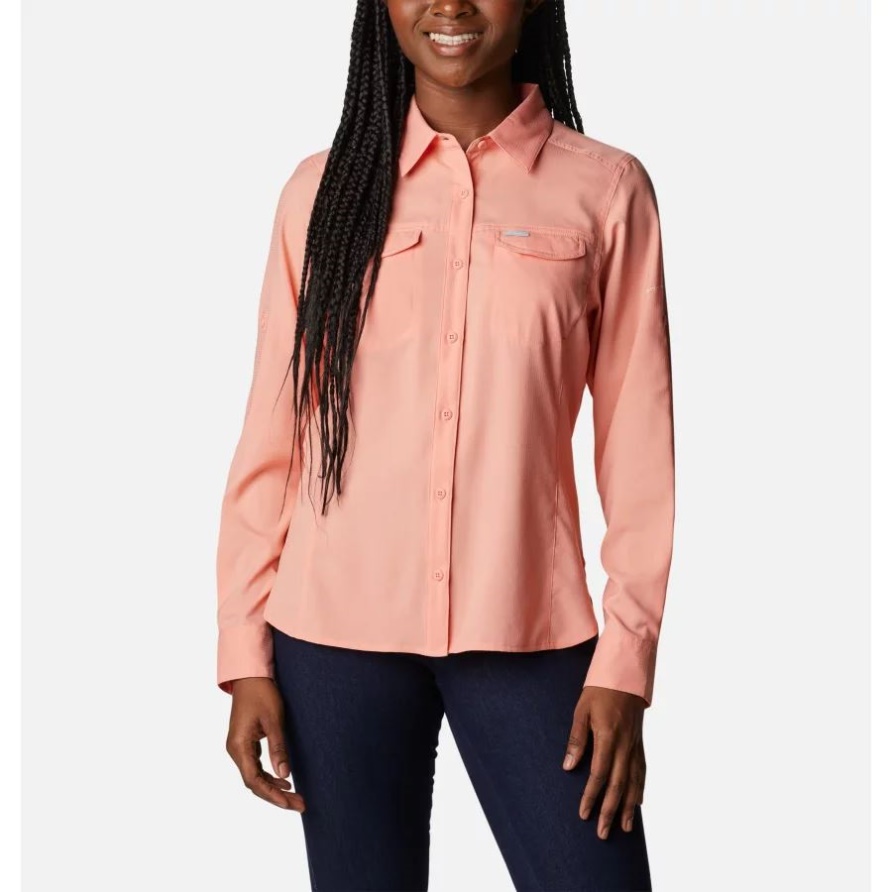 Silver Ridge Lite Shirt Der Frauen Columbia-Korallenriff