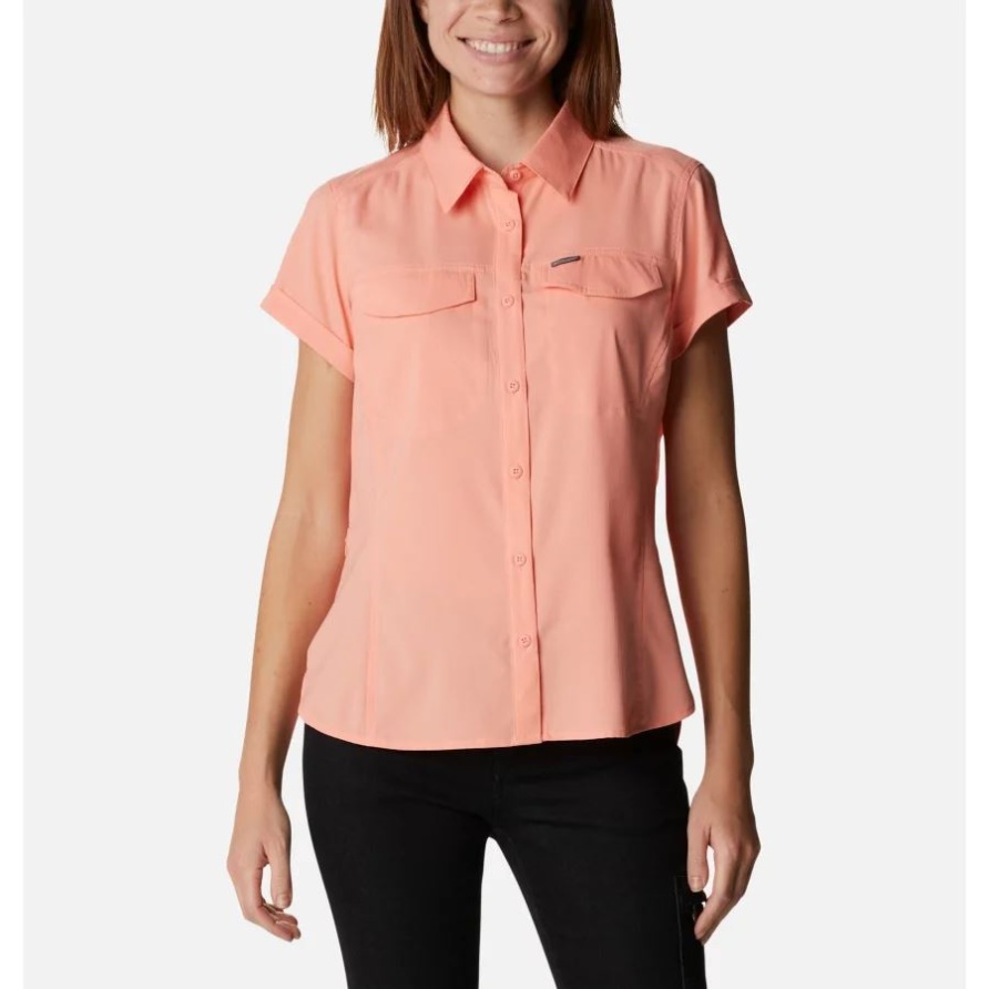 Silver Ridge Lite Kurzarmshirt Für Damen Columbia Coral Reef