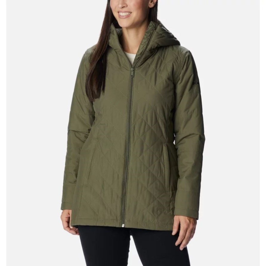 Mit Snowmelt Valley Gefütterte Damenjacke Columbia Stone Green