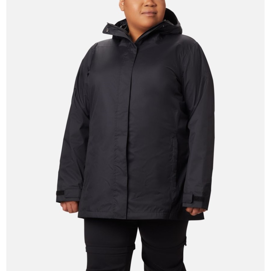 Splash A Little Ii Jacke Für Damen Plus Größe Columbia Schwarz
