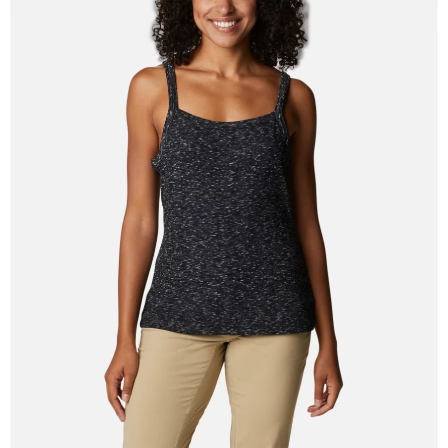 Stanley Park Tanktop Für Damen Columbia Black Spacedye