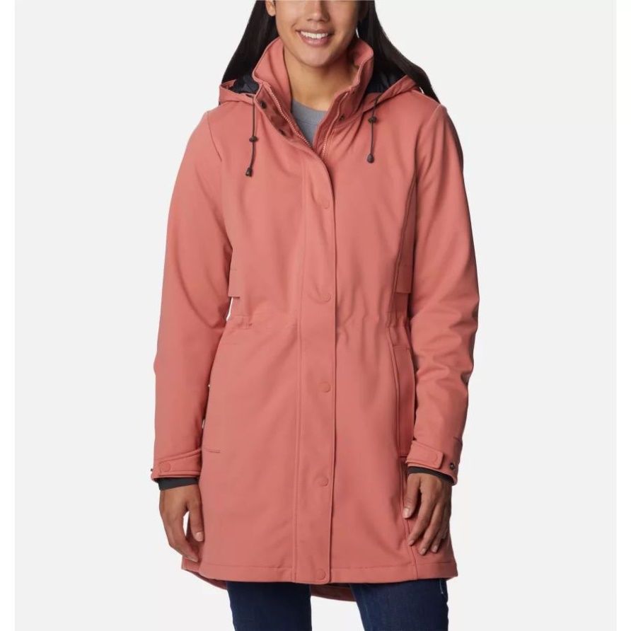 Damen Softshelljacke Stone Meadow Dark Coral Columbia