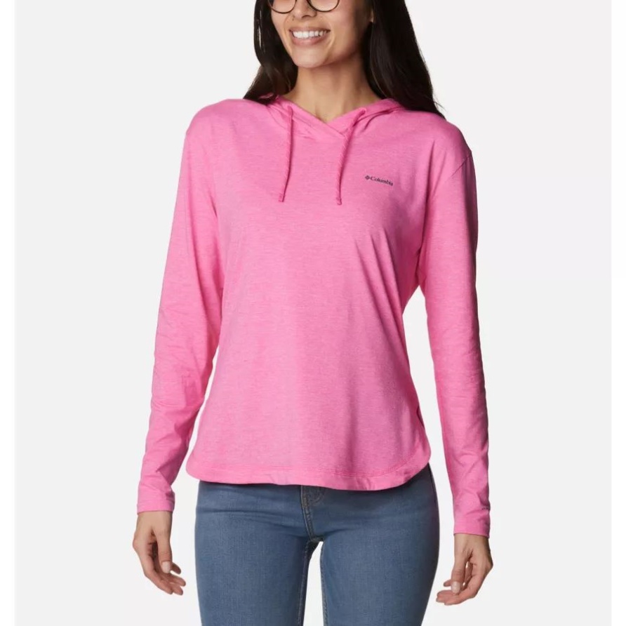 Sun Trek Kapuzenpullover Damen Columbia Wild Geranium Heather