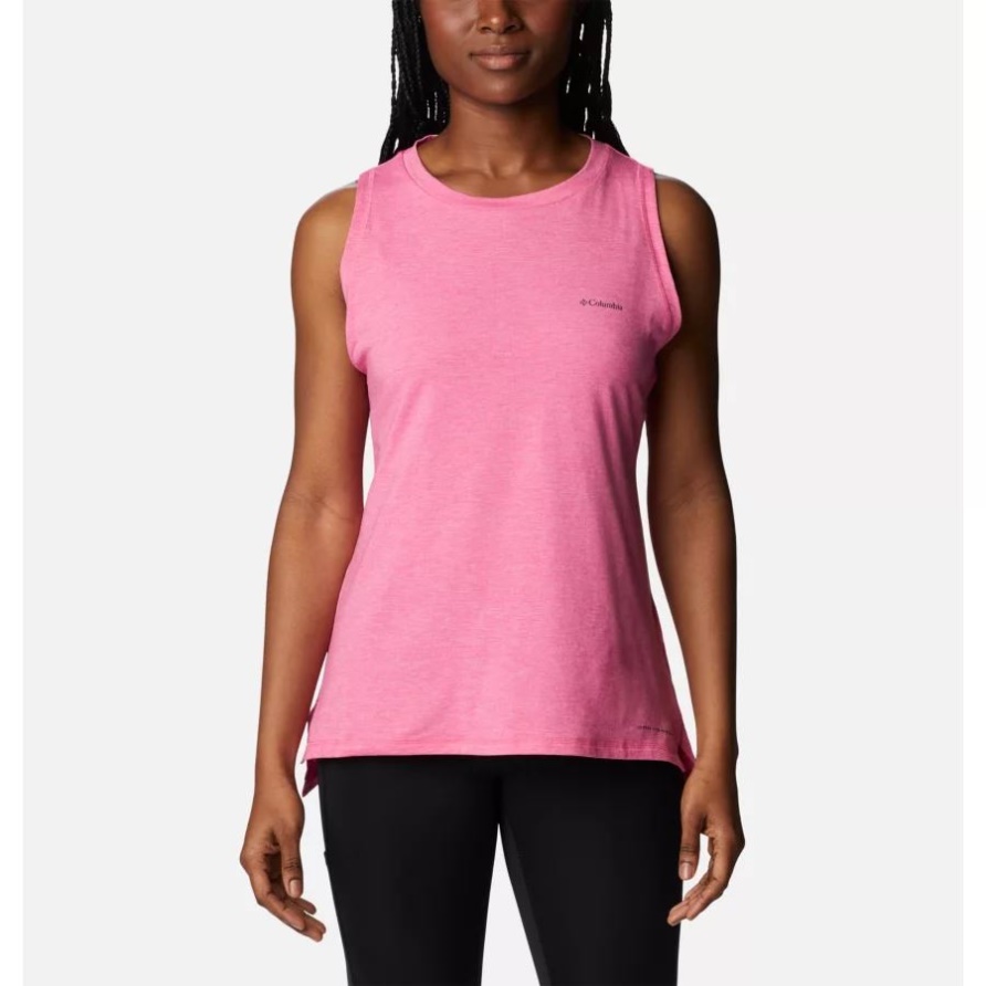 Sun Trek Tanktop Für Damen Columbia Wild Geranium Heather